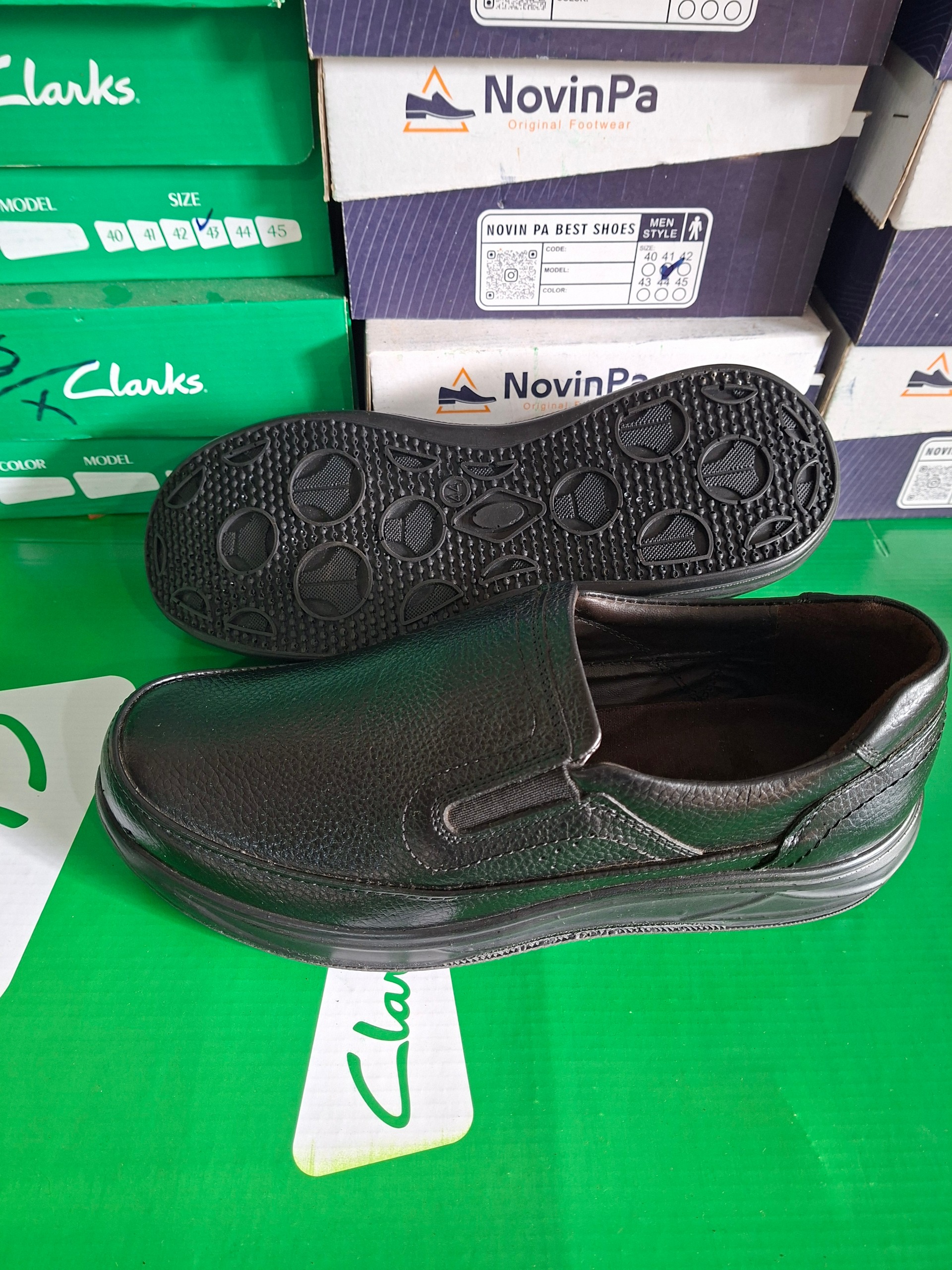 کفش طبی مردانه چرم تبریزتک سایز44ارسال رایگان