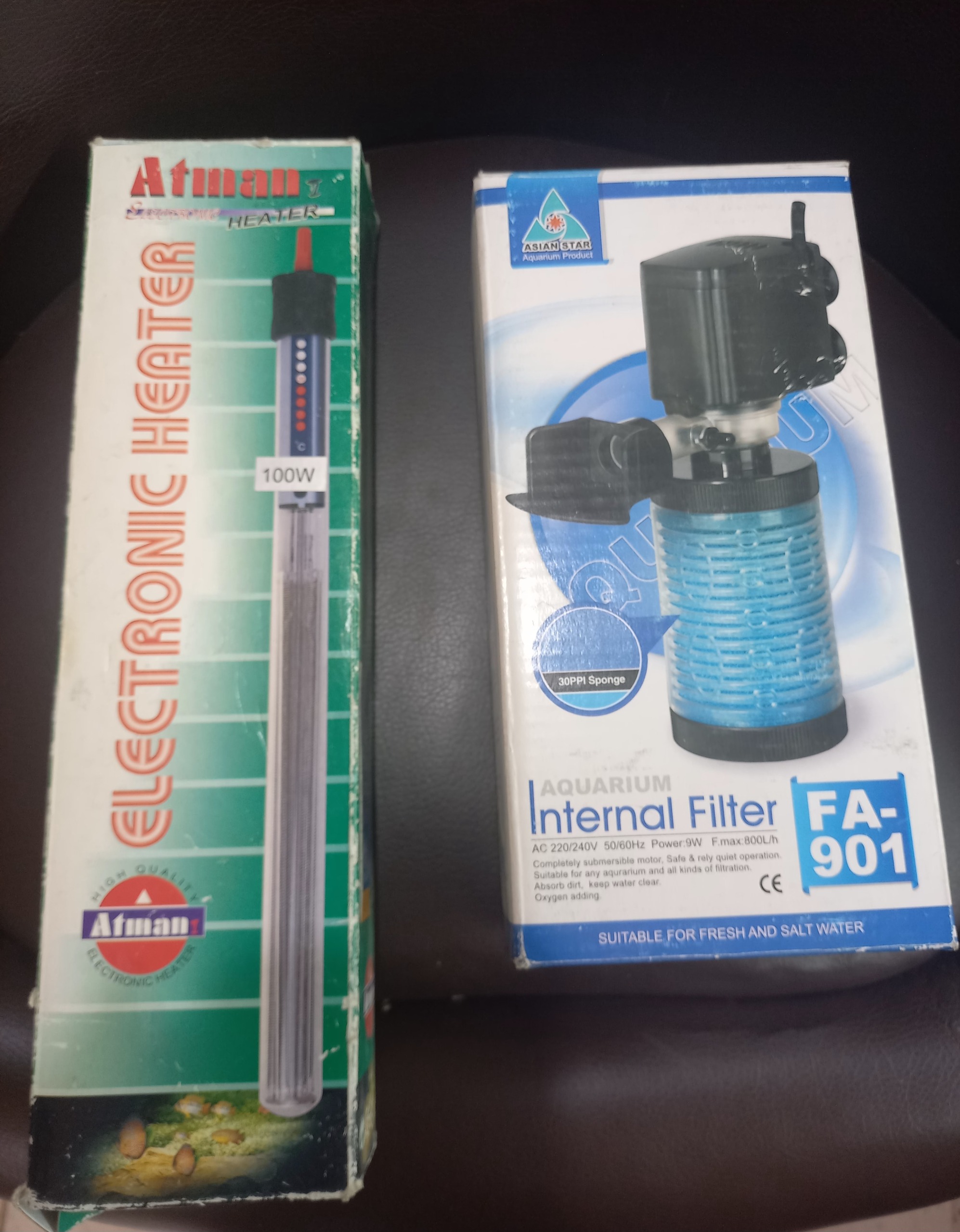 فیلتر و بخاری اکواریوم