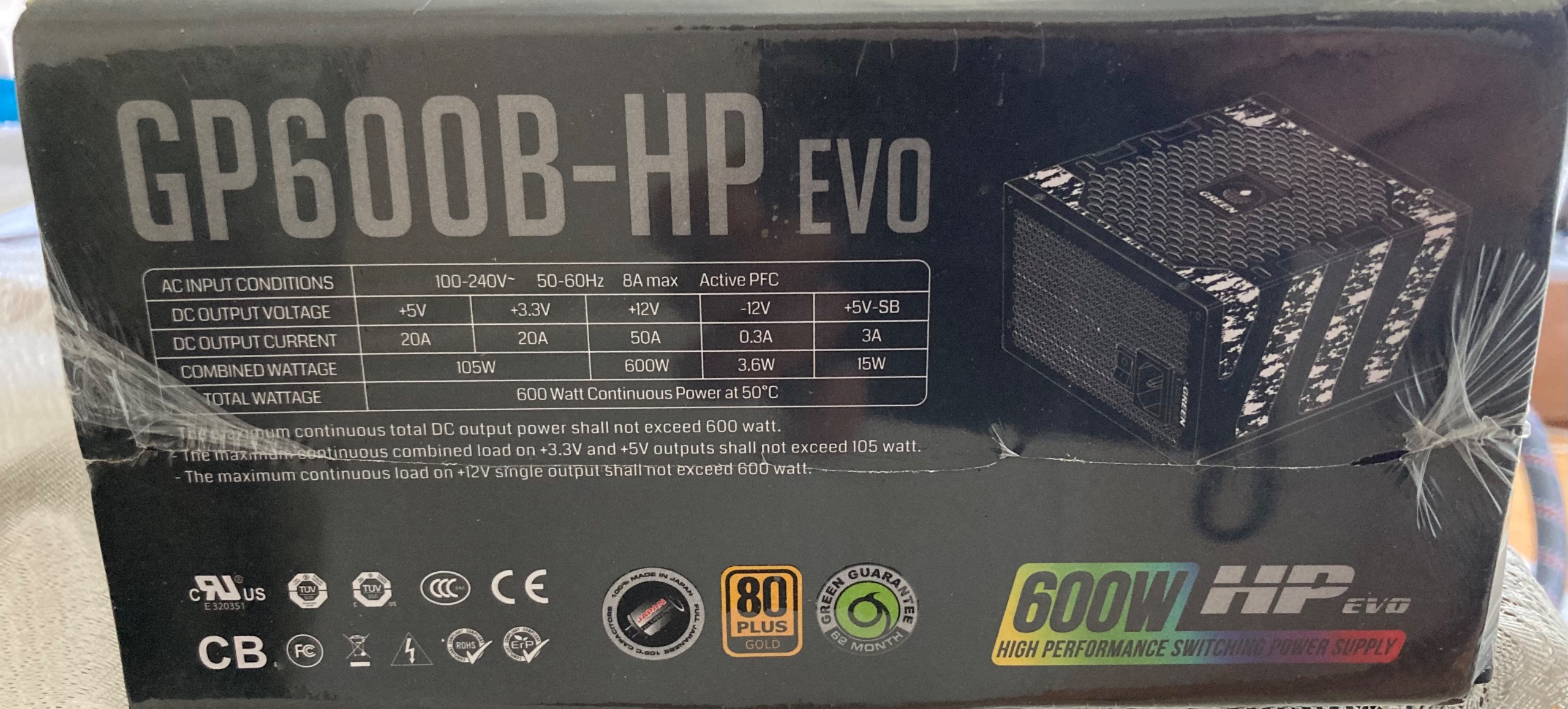 GP600B-HP EVO گرین