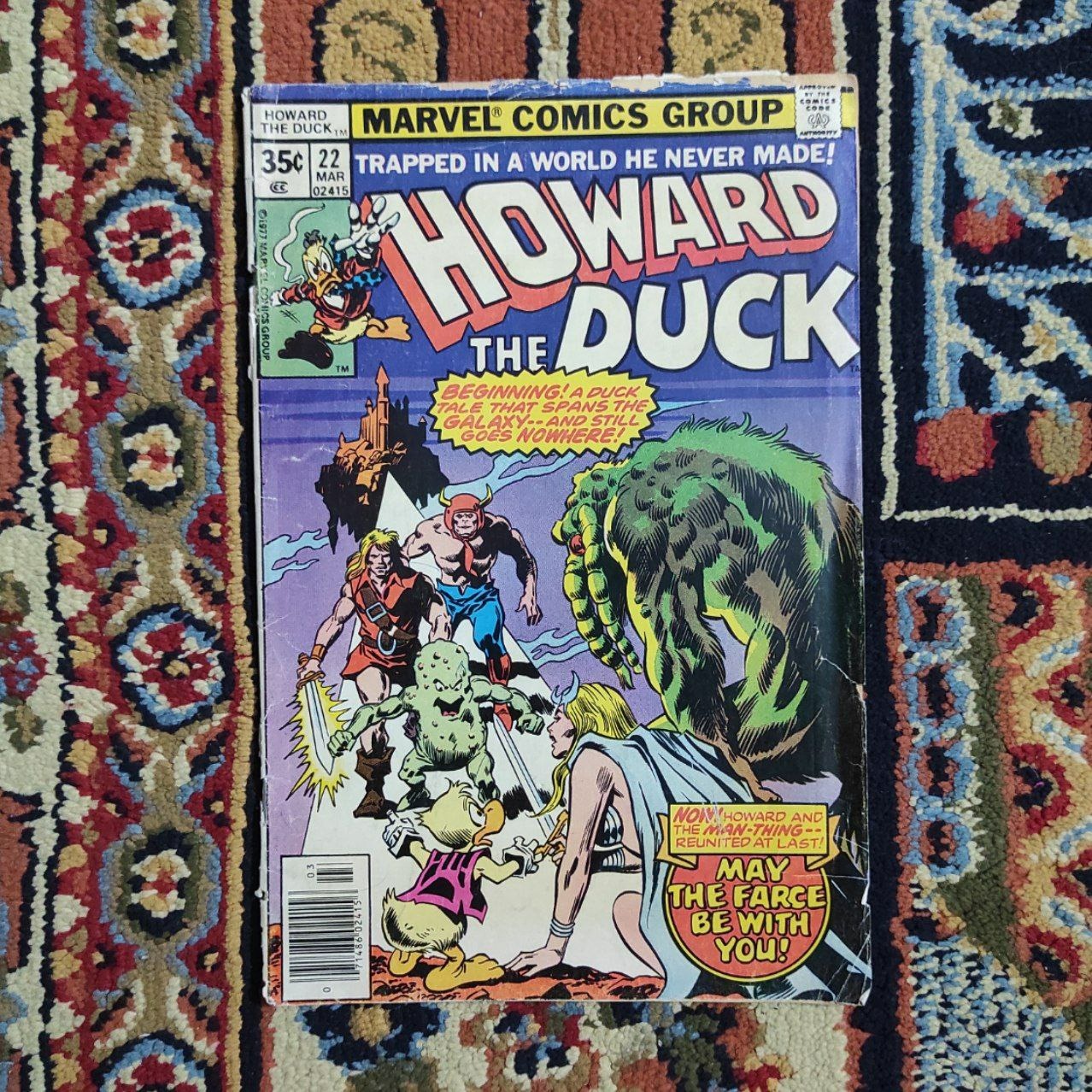 Howard the Duck 22 - کمیک اورجینال مارول قدیمی