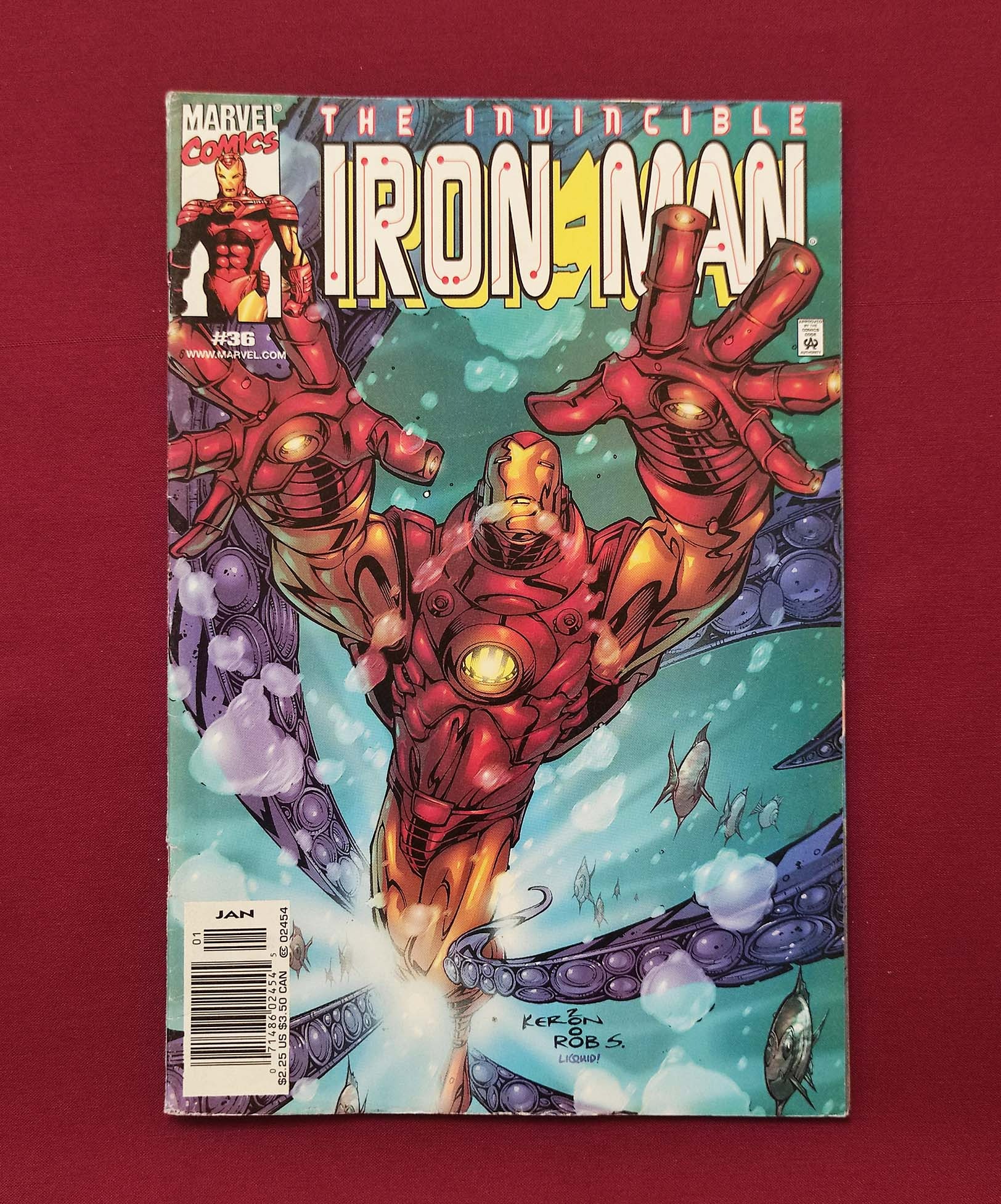 کمیک آیرون من The Invincible iron Man 36