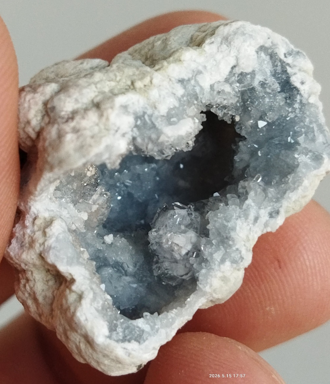 ژئود کوچک سلستین آبی سمنان