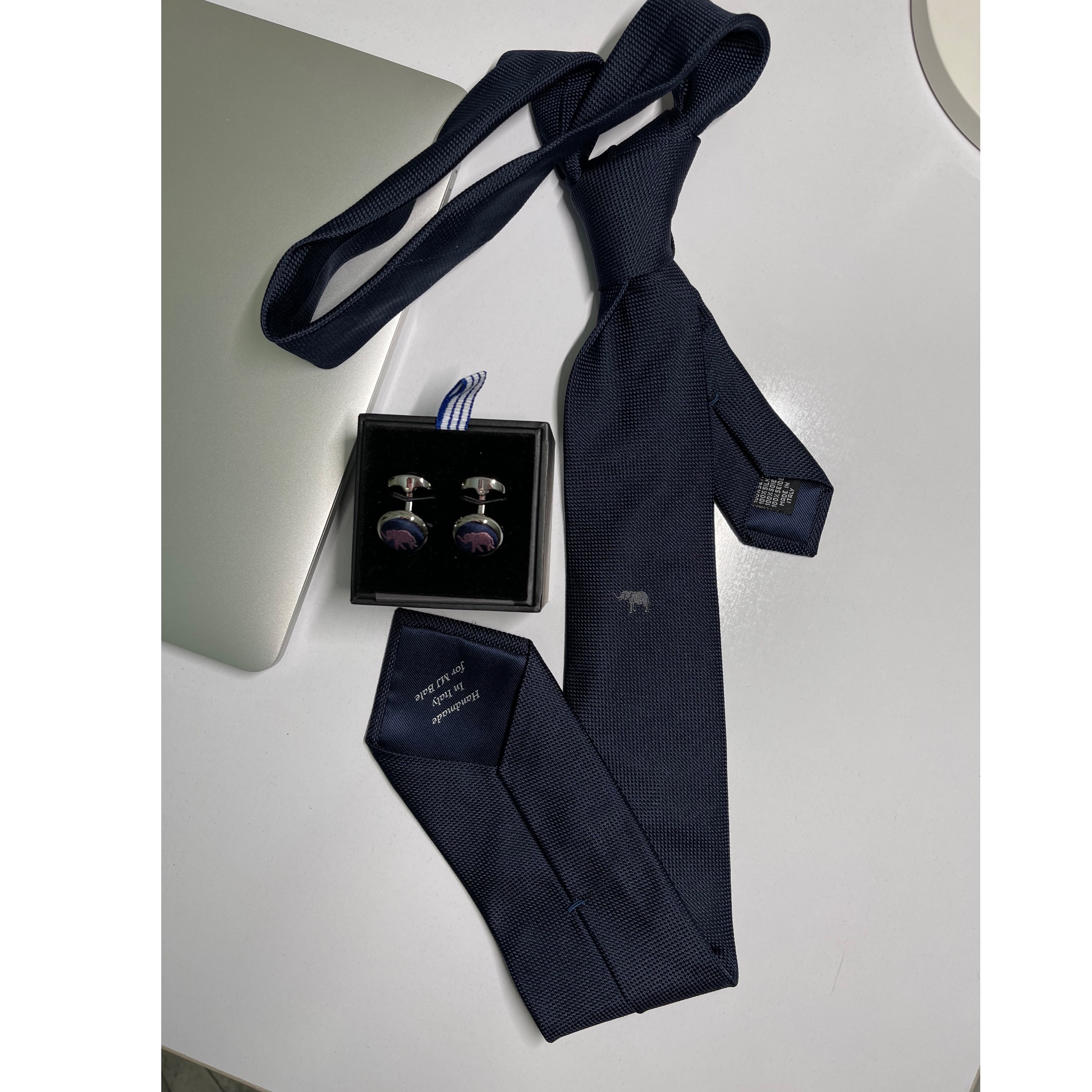 ست کراوات و دکمه سر دست ساخت ایتالیا MJBALE