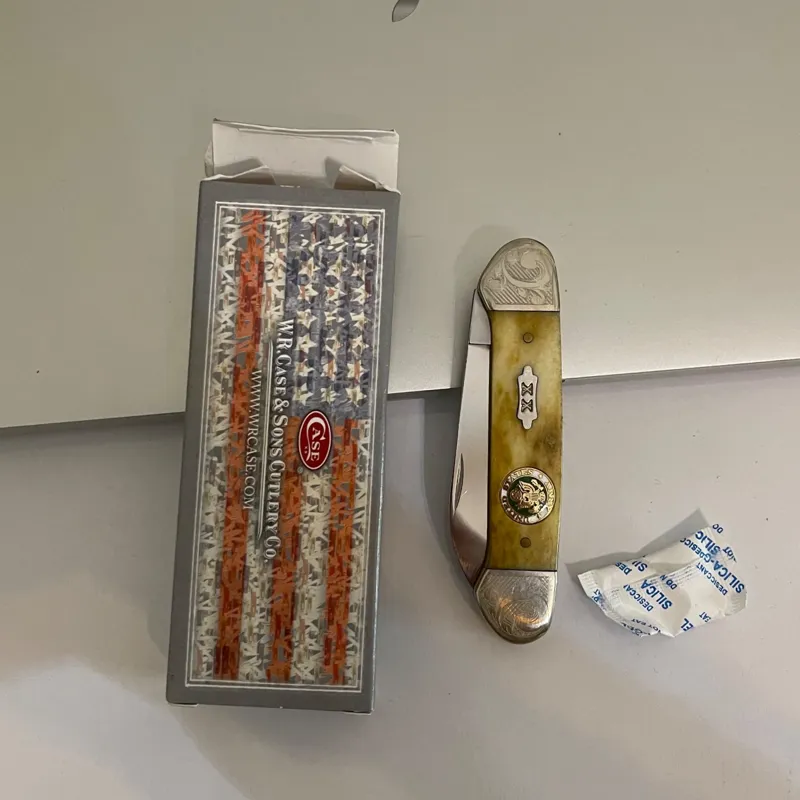 چاقو سفارش ارتش امریکا ساخت امریکا برند case