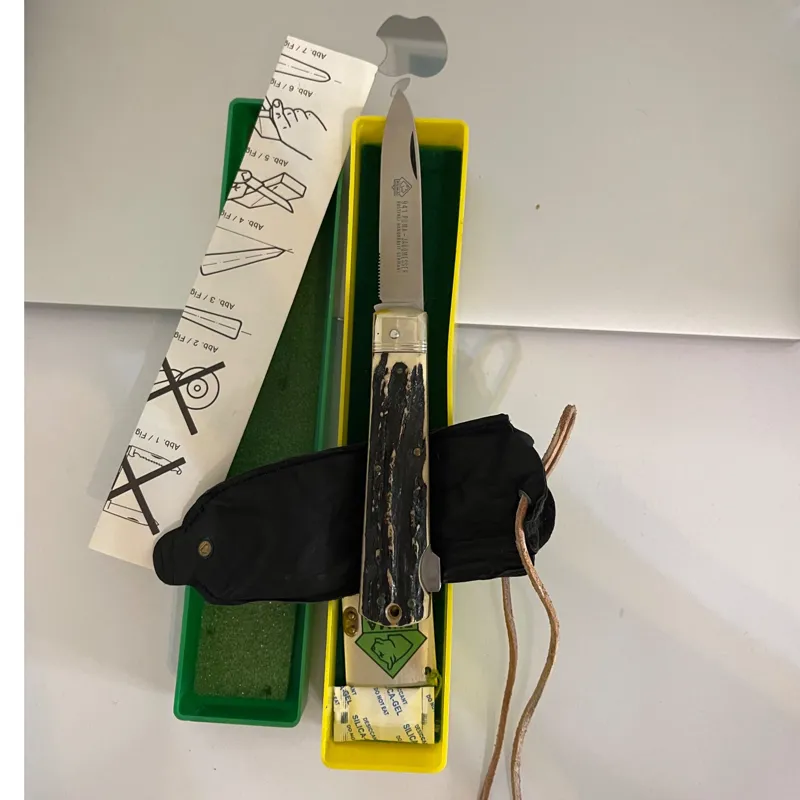 چاقو Puma 1964 943 Jagdmesser Knife W Stag Handles