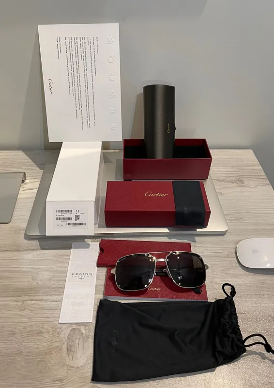عینک آفتابی مردانه Cartier اصلی