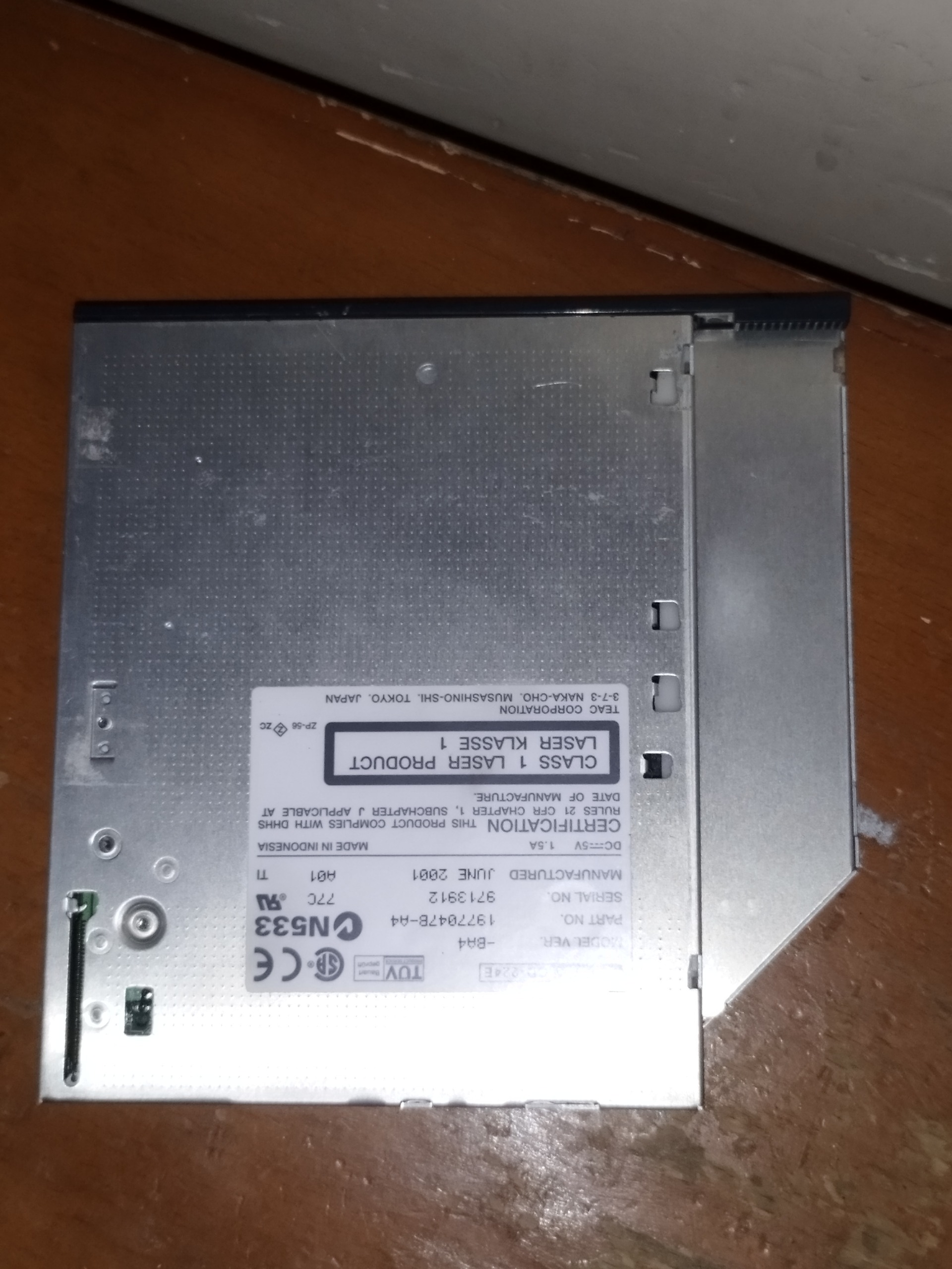 Dvd رایتر لپ تاپ قدیمی