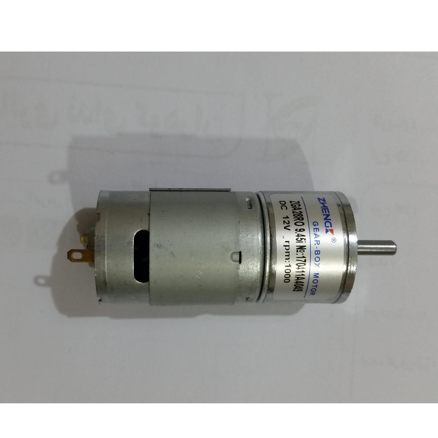 موتور گیربکس 12 ولت ZGA28-1000RPM
