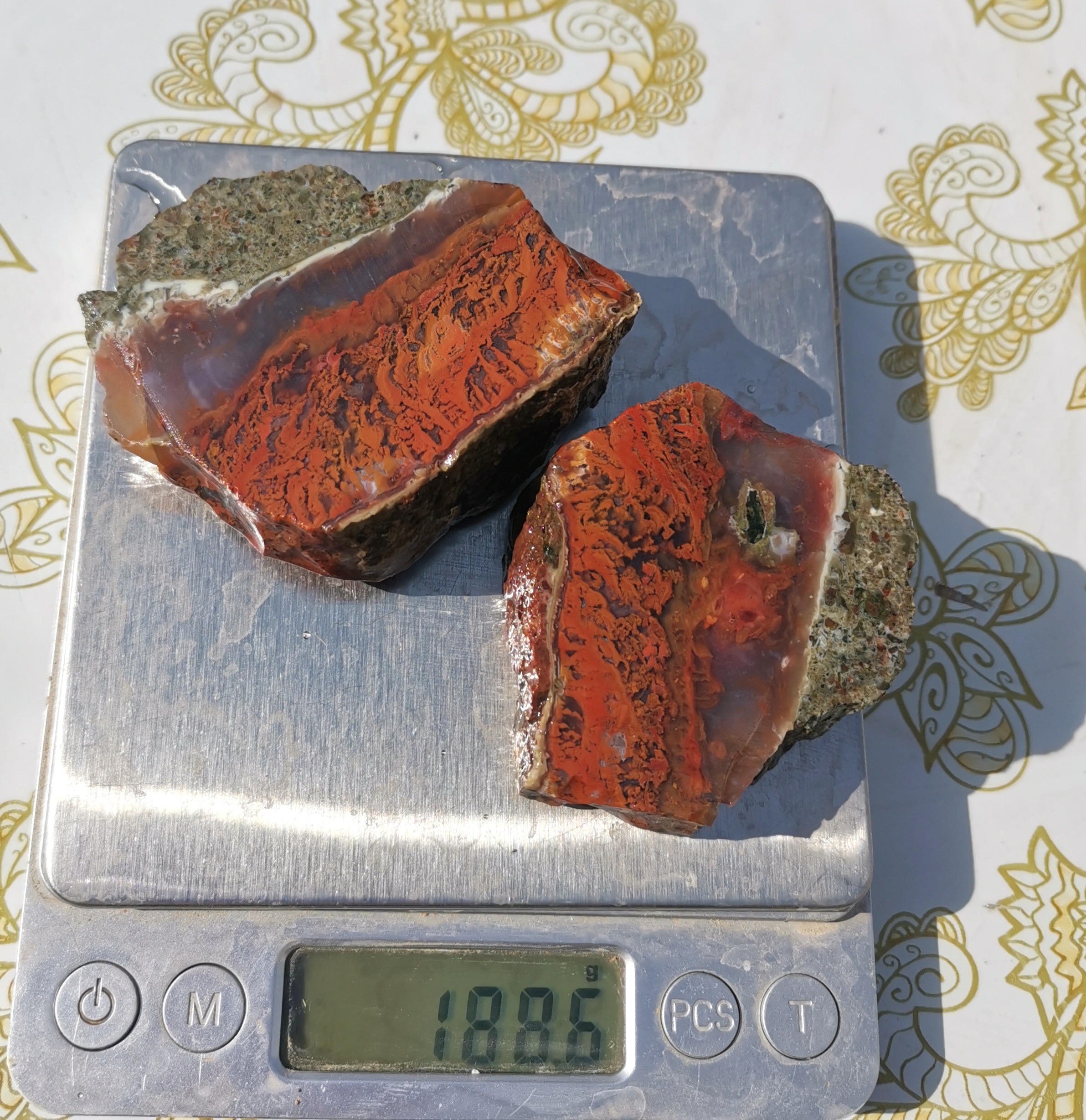 اسلایس توپی عقیق پاییزی