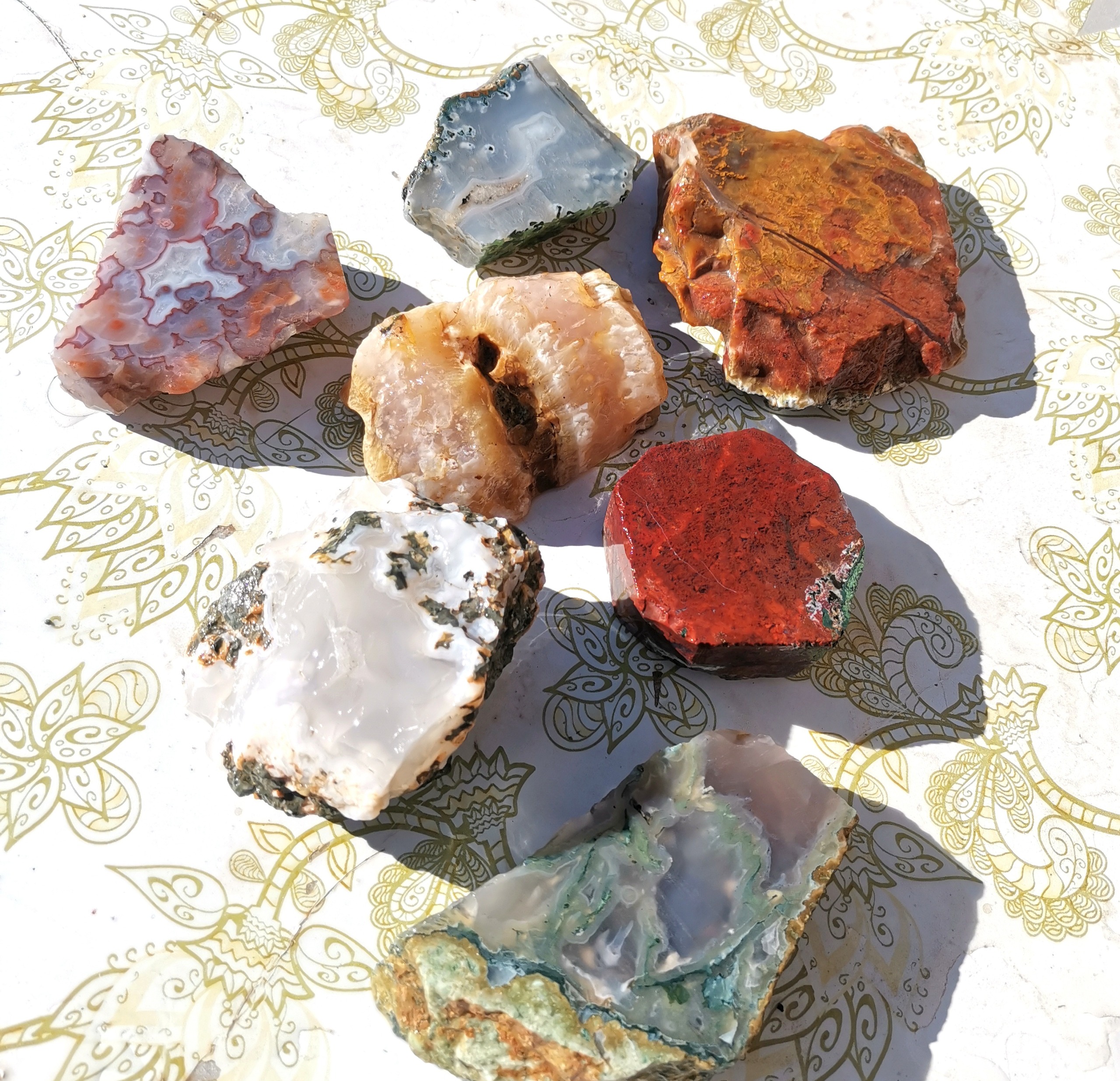 یک کیلو اسلایس عقیق