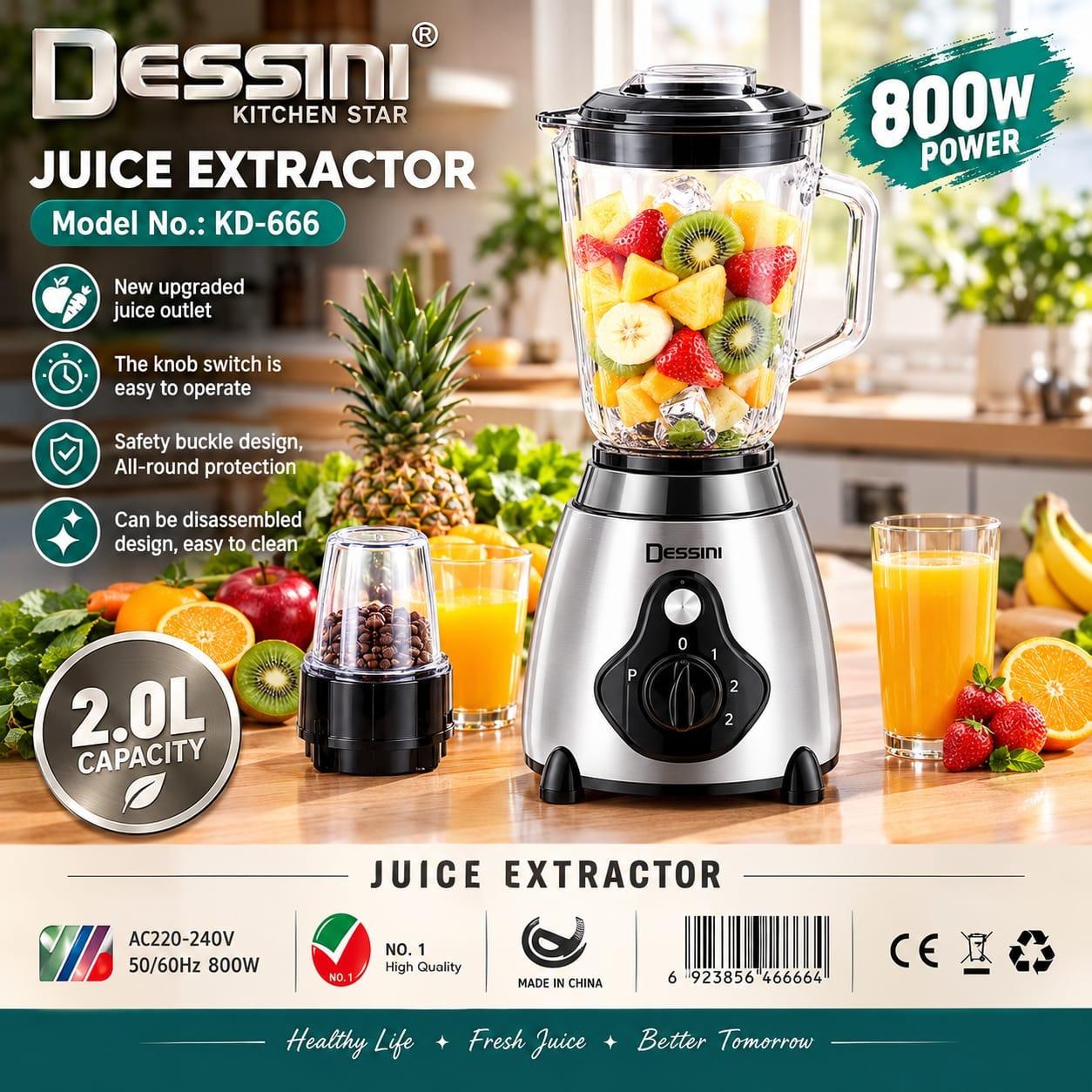 مخلوط کن و آسیاب دسینی دوکاره تحت لیسانس ایتالیا