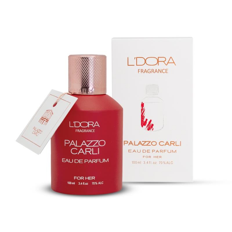 ادوپرفیوم زنانه مدل PALAZZO CARLI لدورا فرگرنس