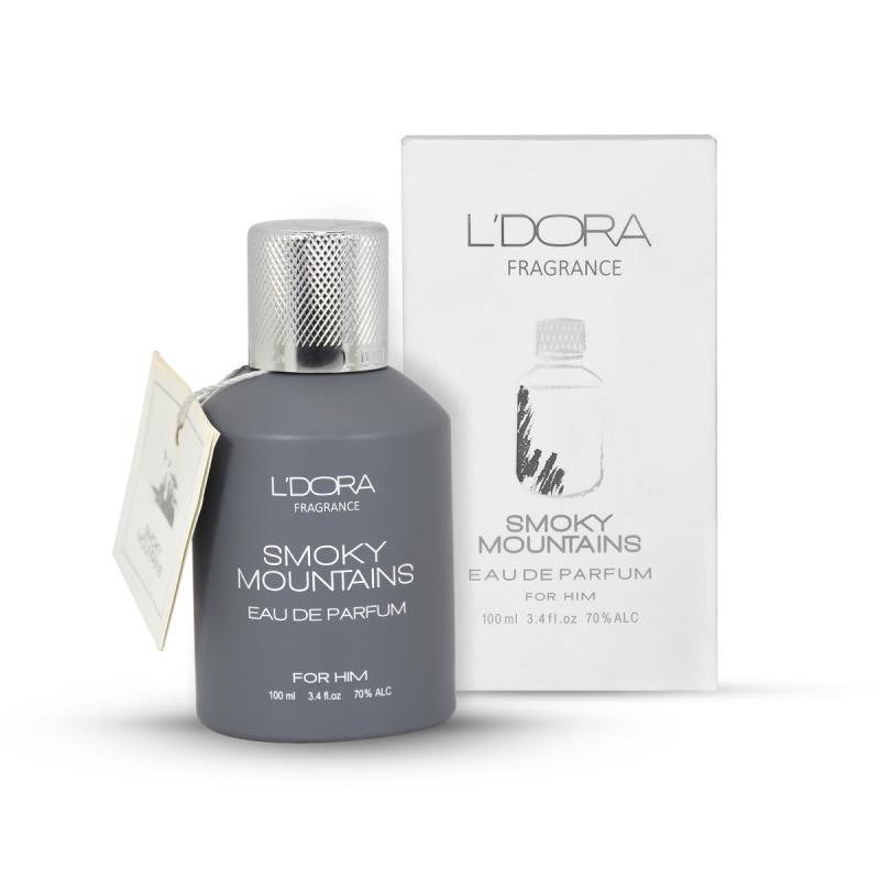 ادوپرفیوم مردانه مدل SMOKY MOUNTAINS لدورا فرگرنس