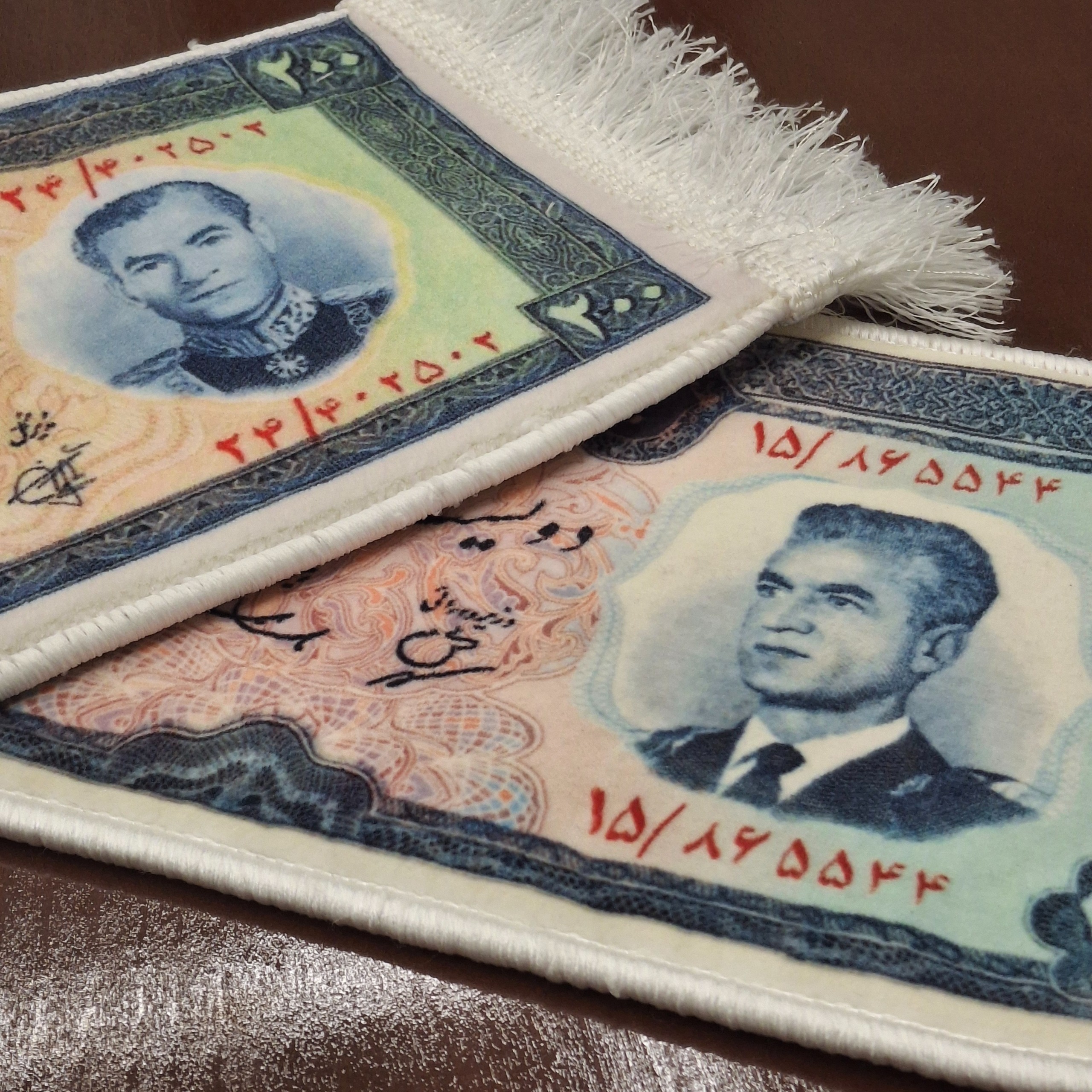 فرش اسکناس پهلوی اول