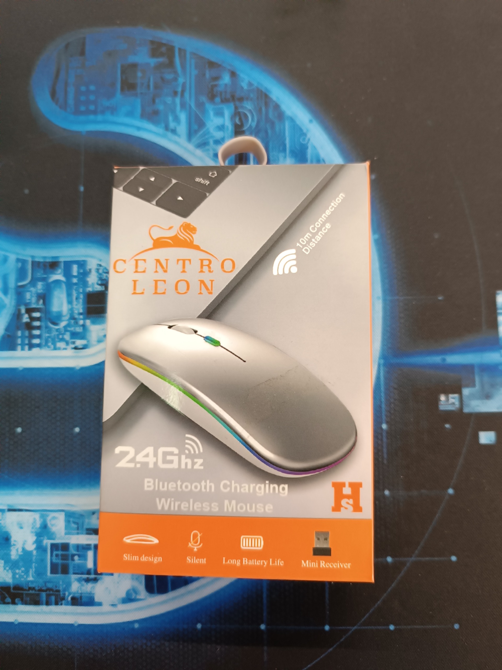 موس شارژی مدل centro leon