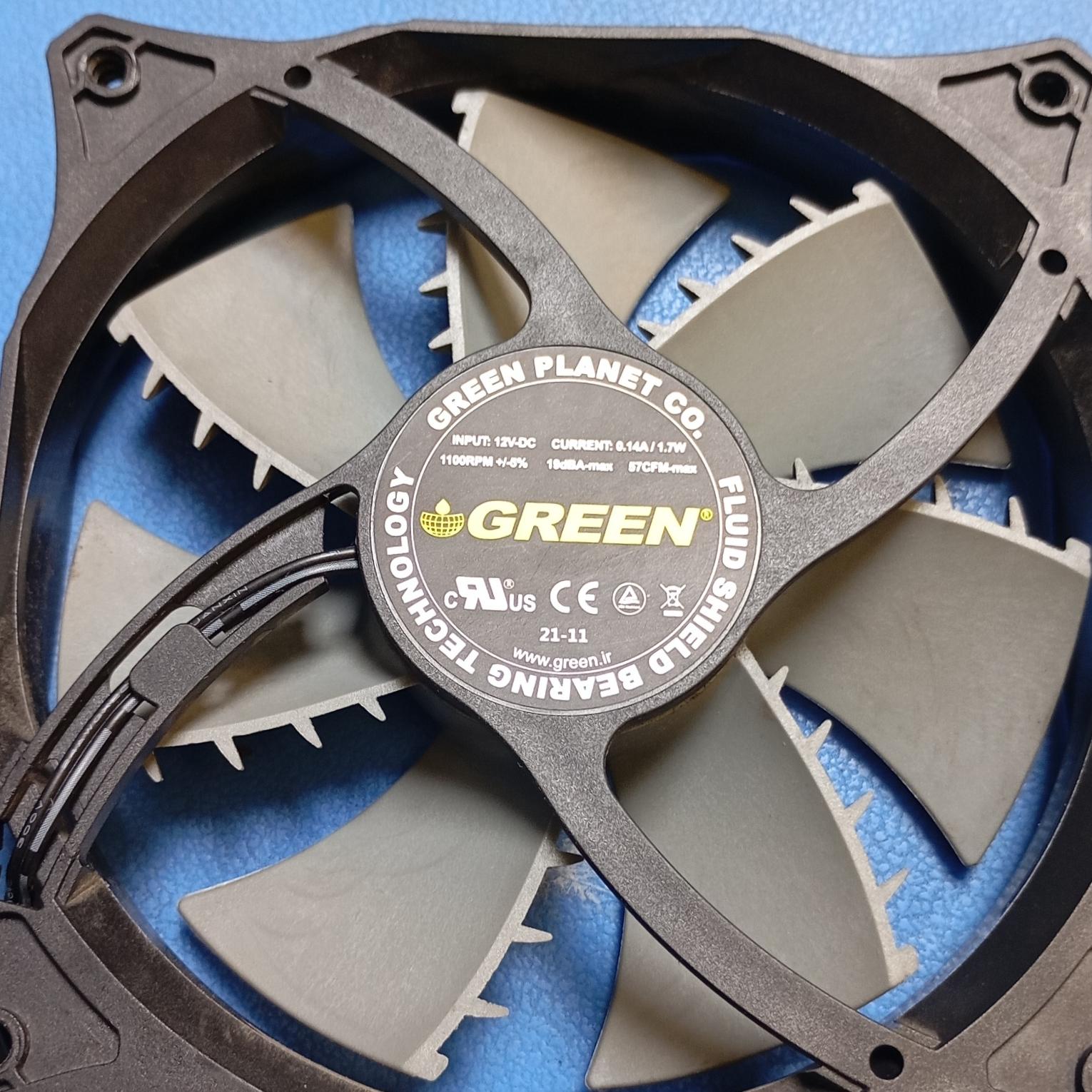 فن گرین 12ولت 12در12