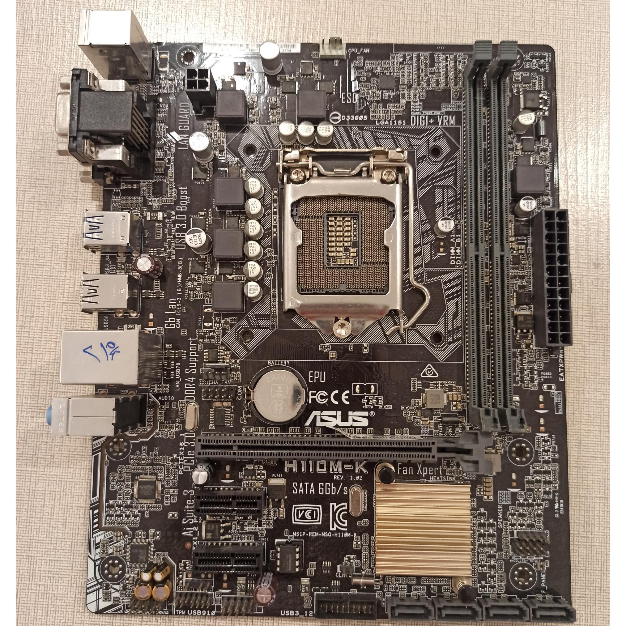 مادربرد ایسوس h110m-k