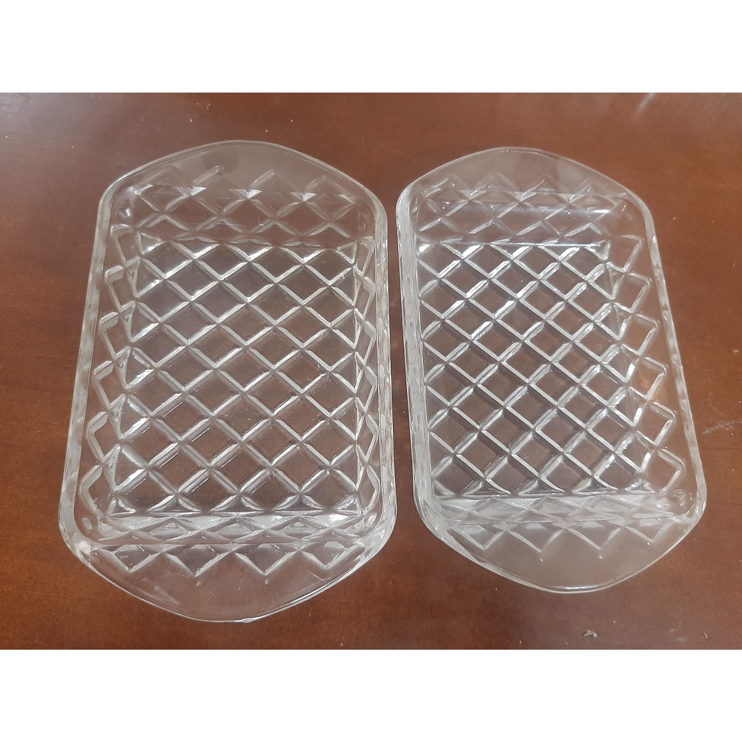 2 عدد کره خوری کریستال قدیمی