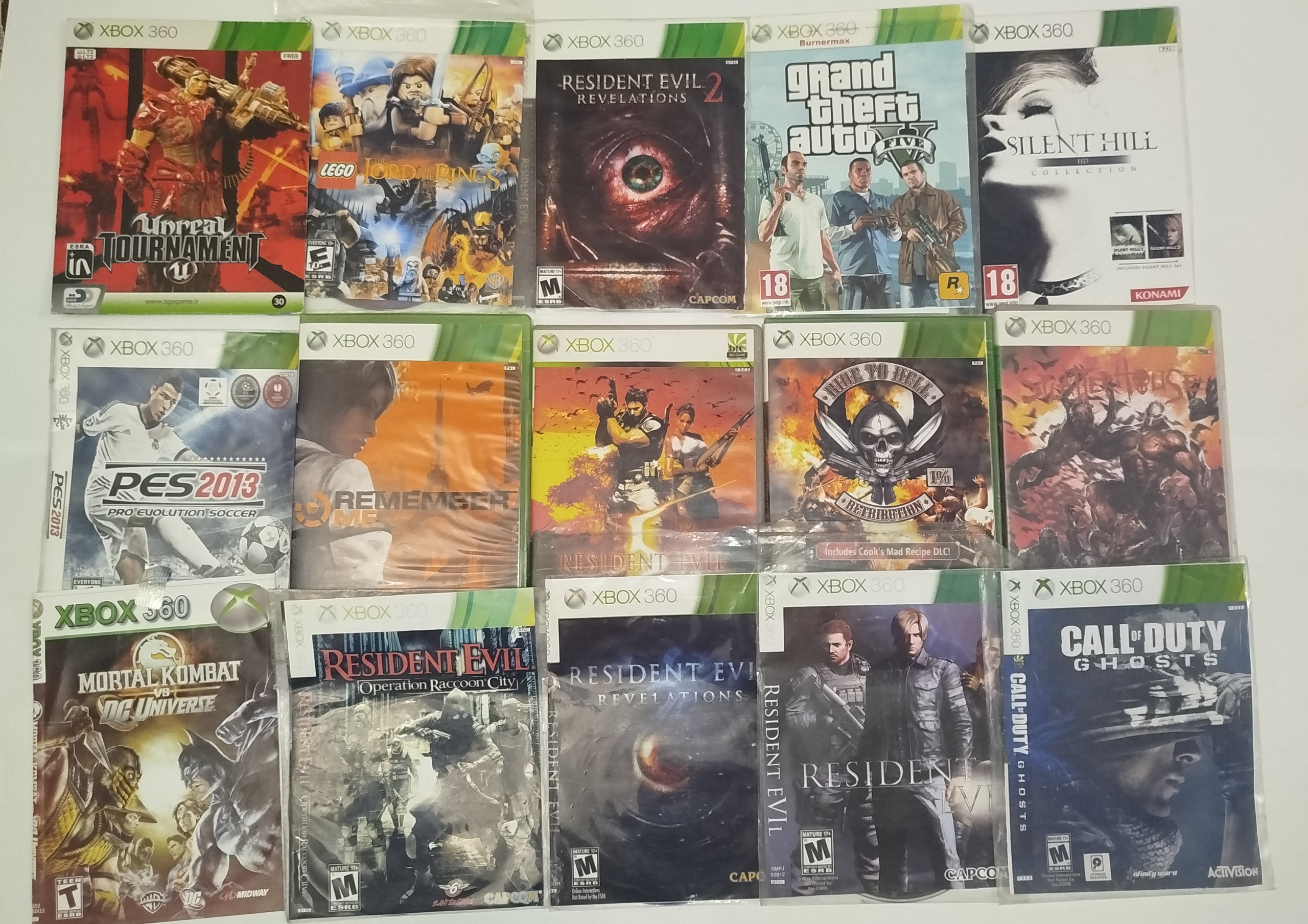 15 عدد بازی xbox360