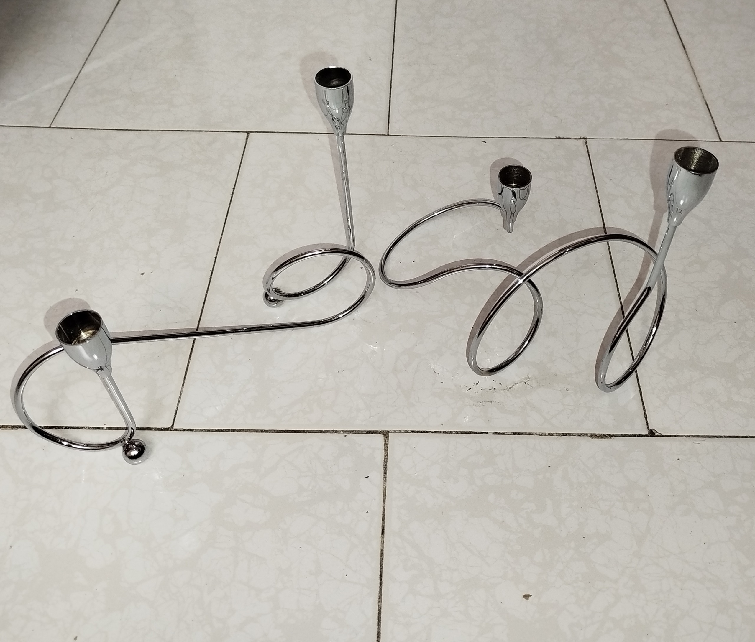 یک جفت جا شمعی فانتزی