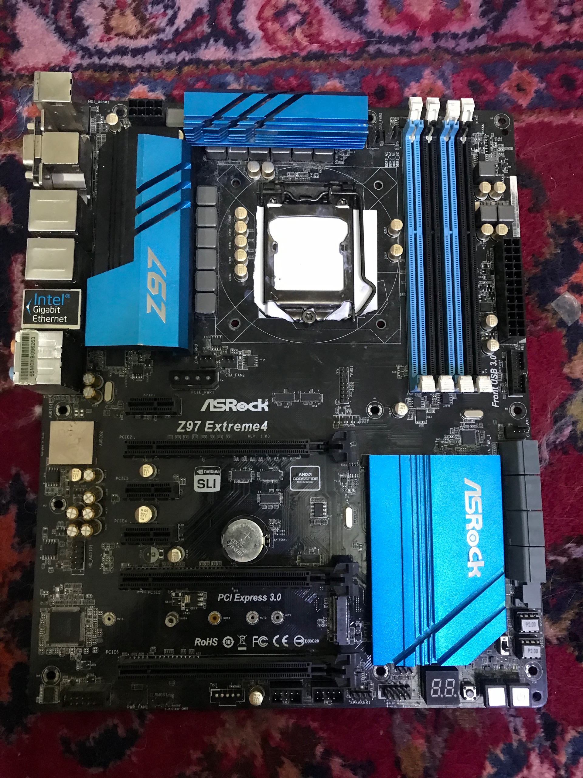 مادربورد گیمینگ asrock extram4