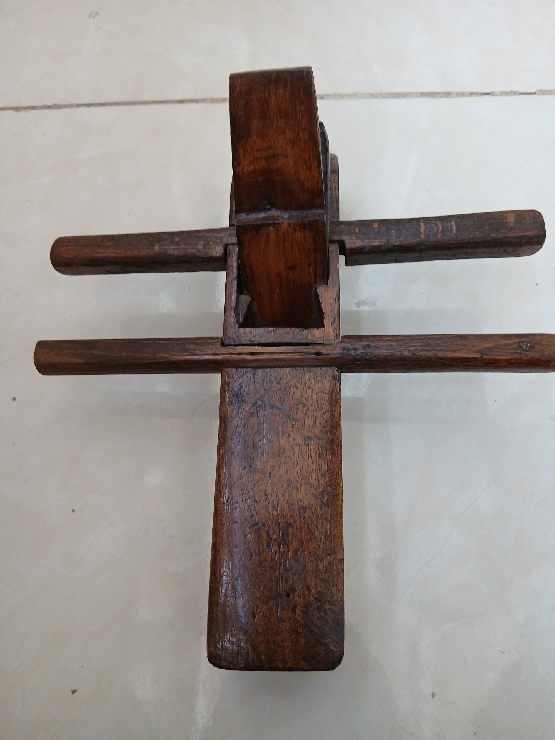 رنده نجاری با تنه چوبی قدیمی المانی