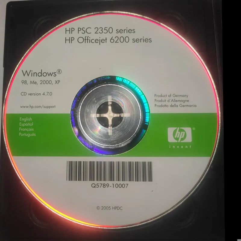 دیسک درایور اورجینال HP کلکسیونی کد D 105