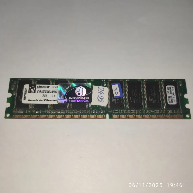 رم 512 کینگستون DDR400