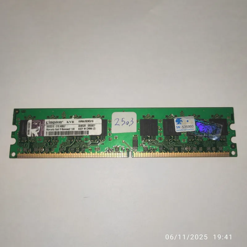 رم دیدی آر دو 1 گیگابایت ddr2-667-1gb