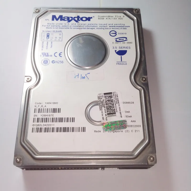هارد IDE مکستور 80GB سلامت 100% کد H1003