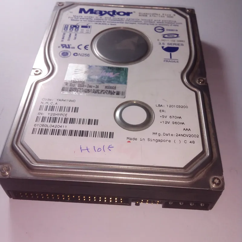 هارد IDE MAXTOR 60GB سلامت 100% کد H1014