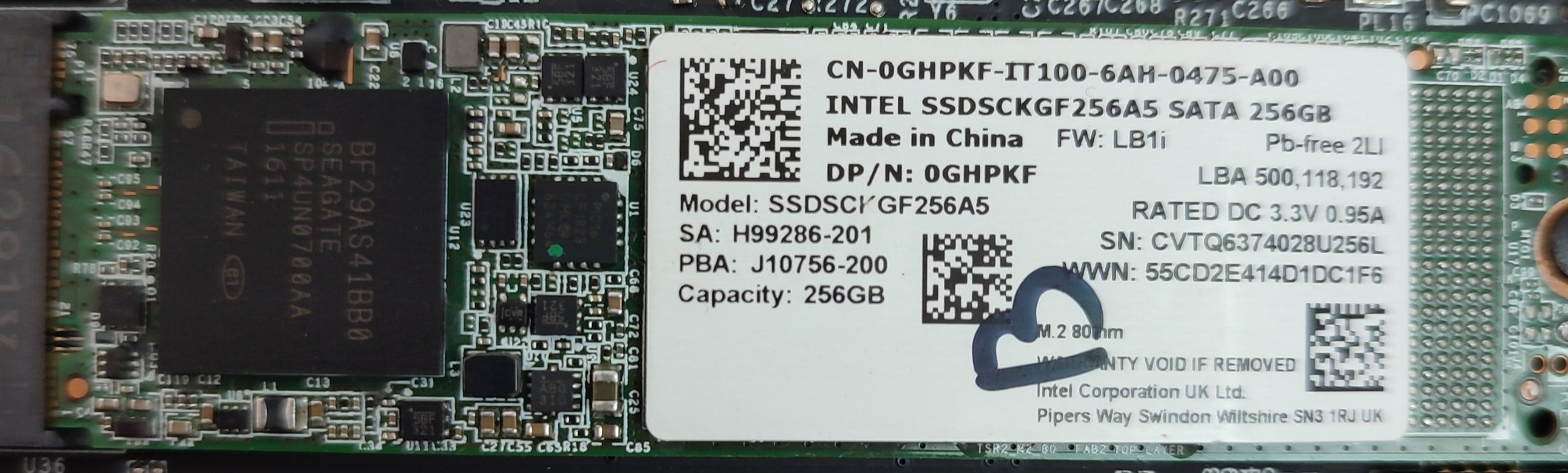 هارد ssd intel