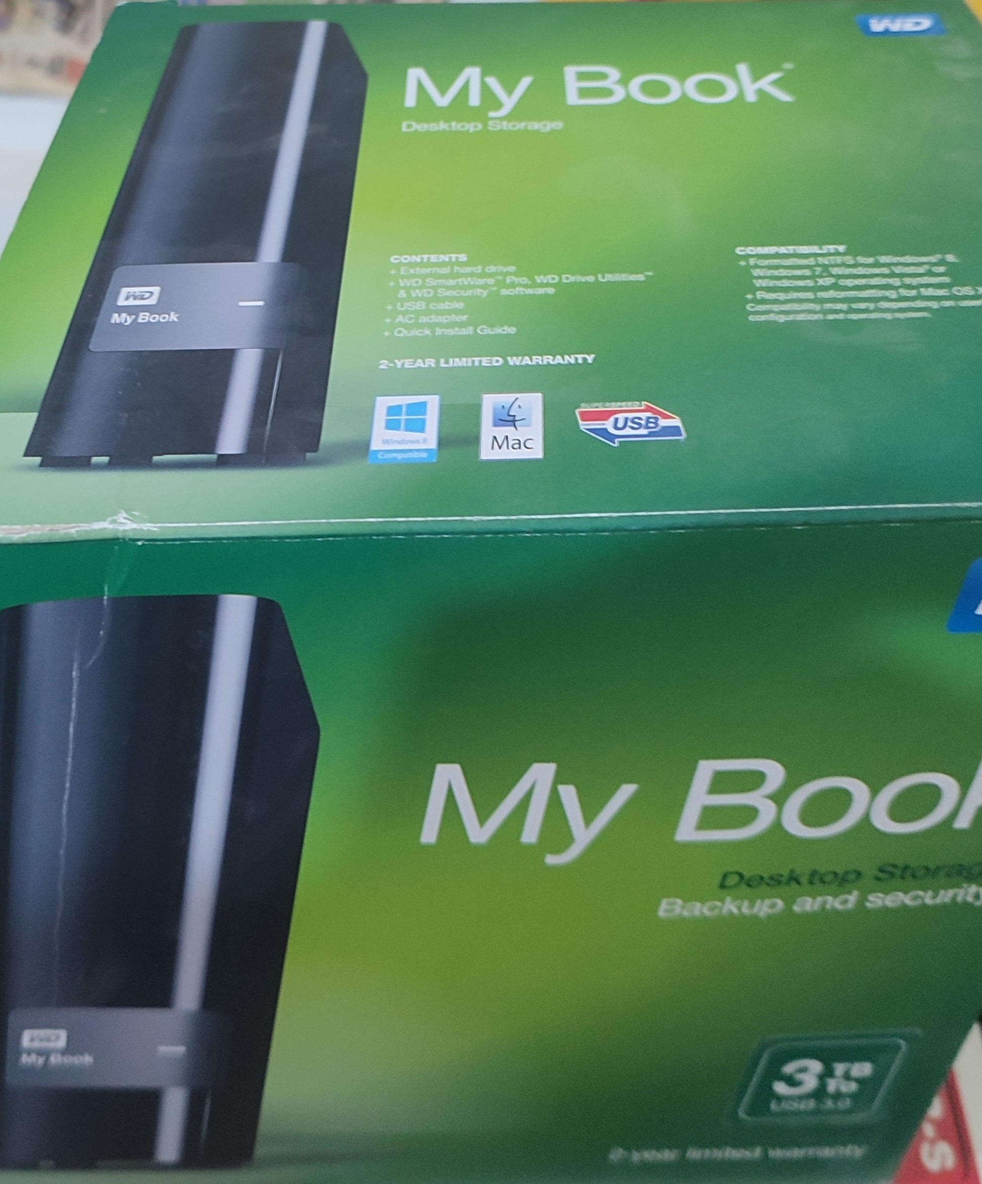 هارد اکسترنال وسترن دیجیتال 3Tb my book