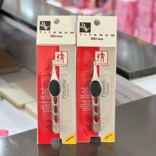 موچین استیل دکمه دار تیتانیوم TITANUM