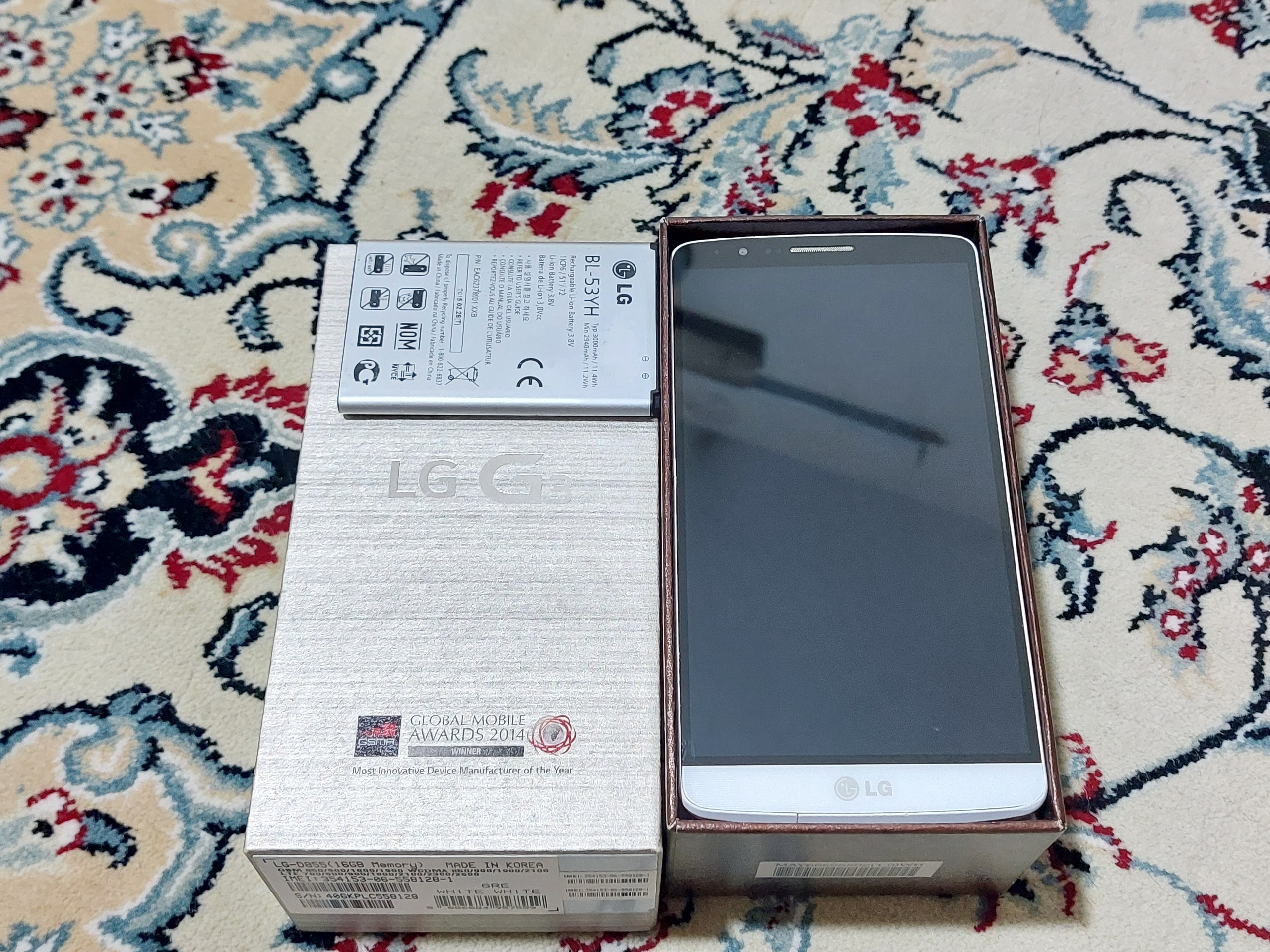 گوشی ال جی 3 .برد سوخته