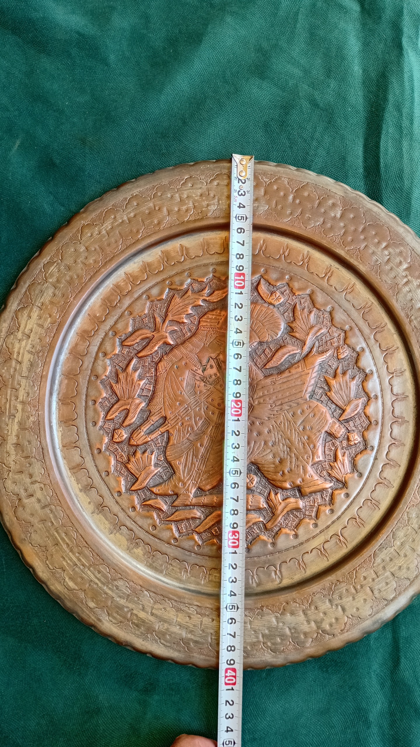 سینی دیوارکوب قدیمی