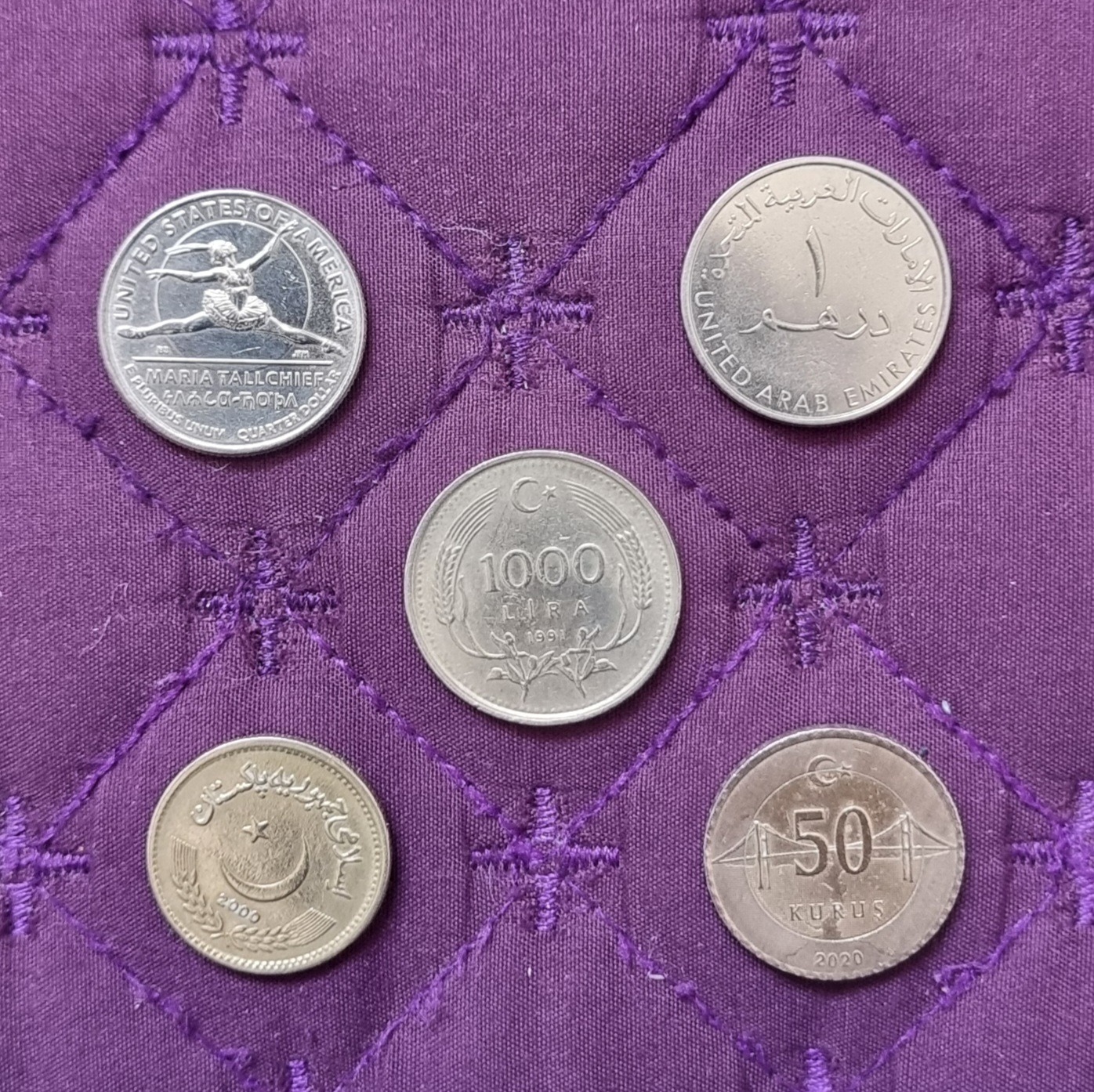 ست سکه های خارجی و کوارتر