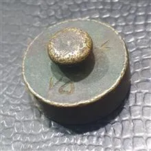 وزنه ترازوی برنجی 75 گرمی شیروخورشیدی کمیاب