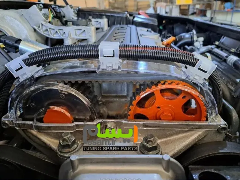 قاب تسمه تایم شیشه ای سمند دنا EF7