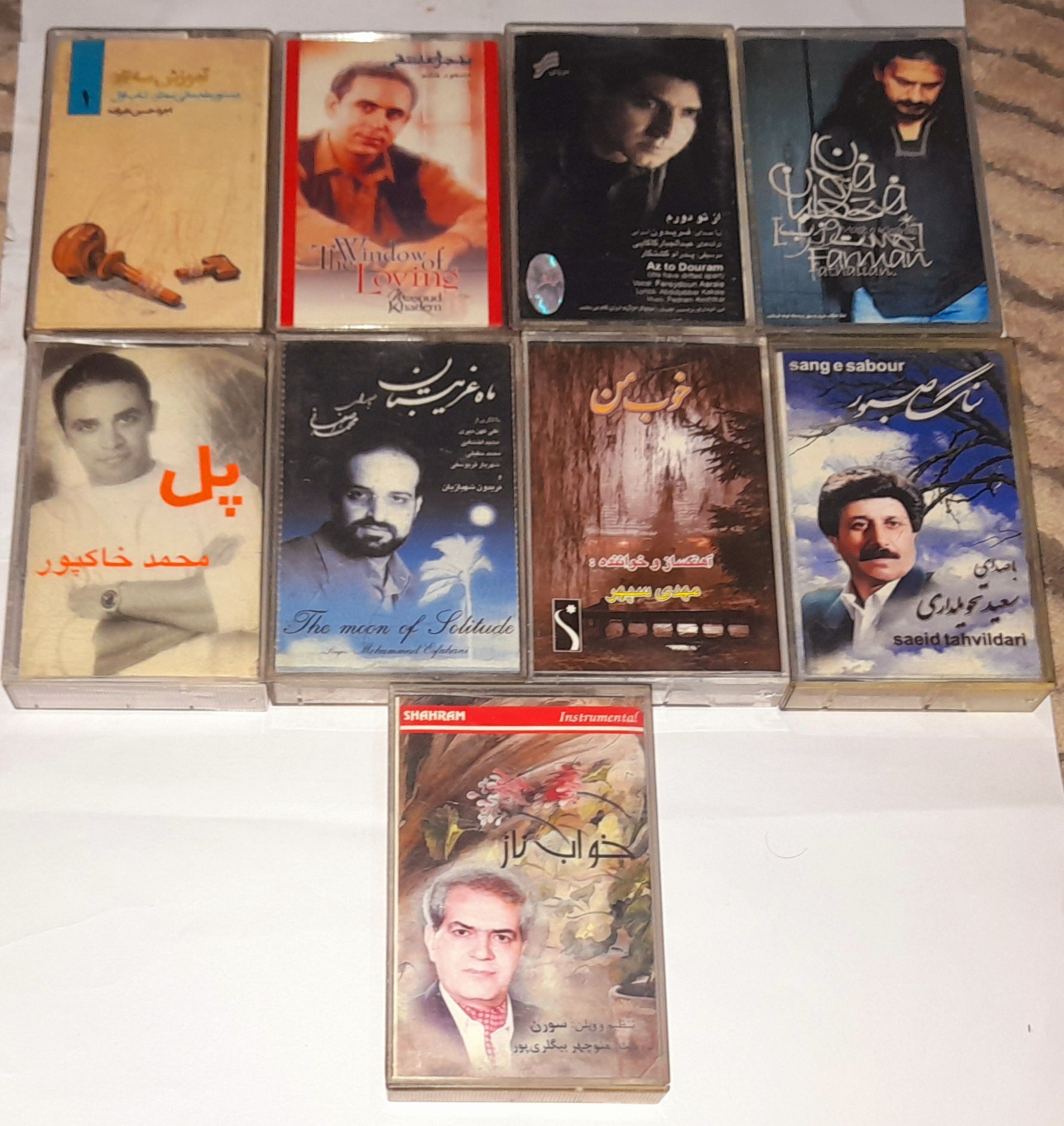فروش نه عدد کاست اورجینال شرکتی
