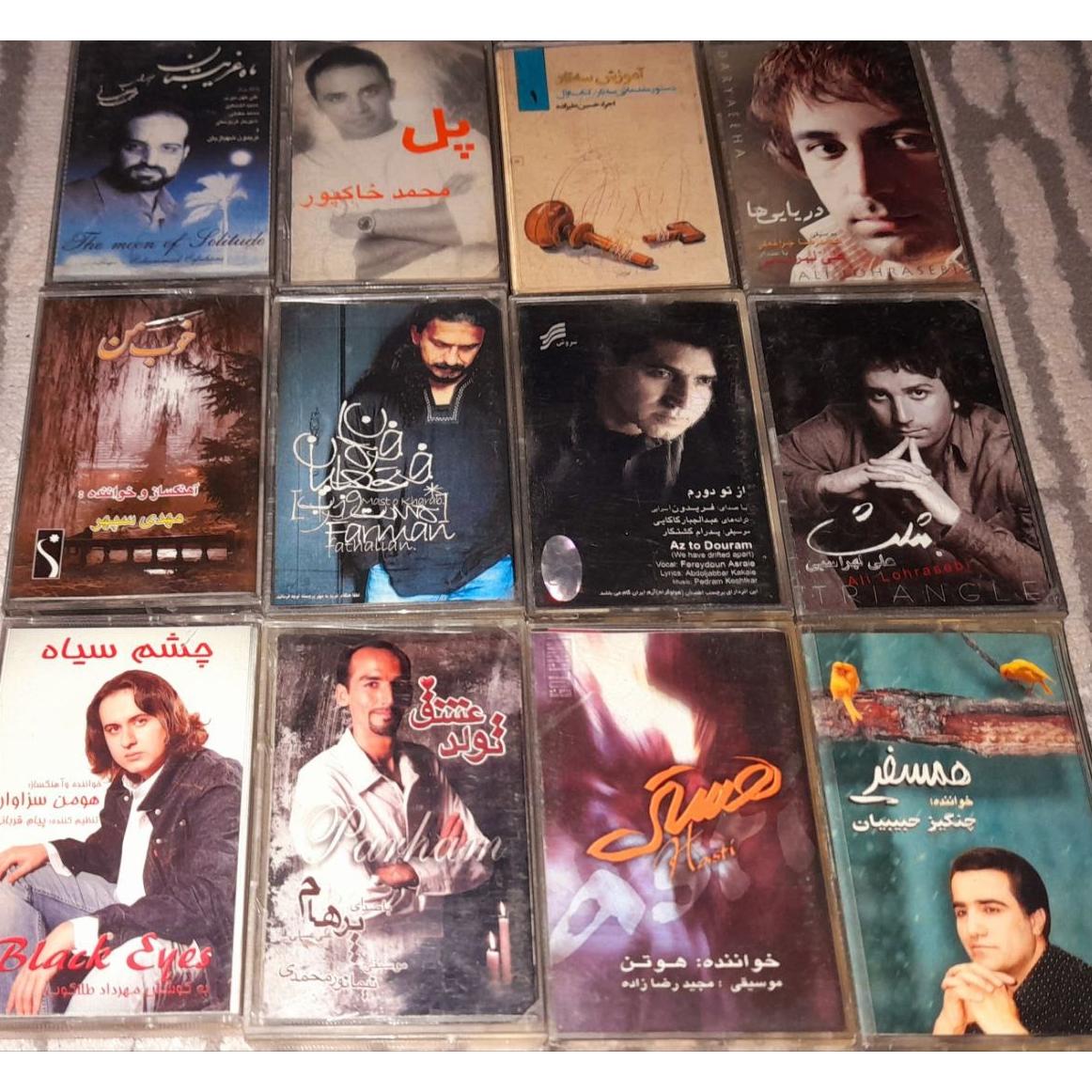 25 عنوان نوار کاست اورجینال سالم تست شده