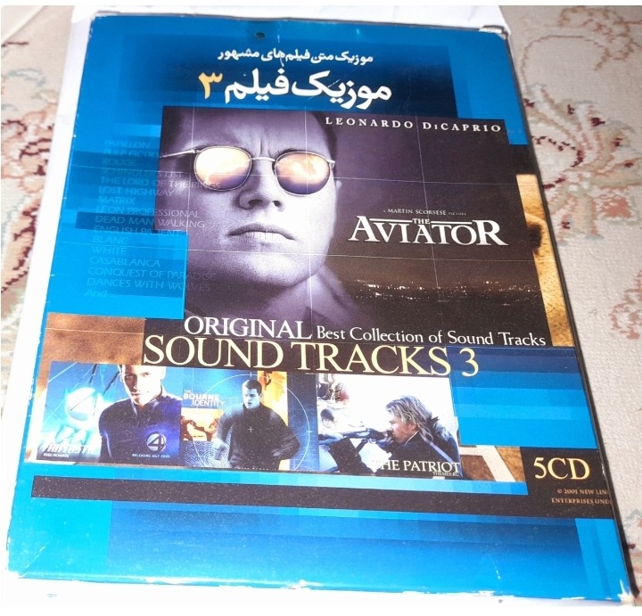 پک موزیک متن فیلمهای مشهور خارجی پنج سی دی