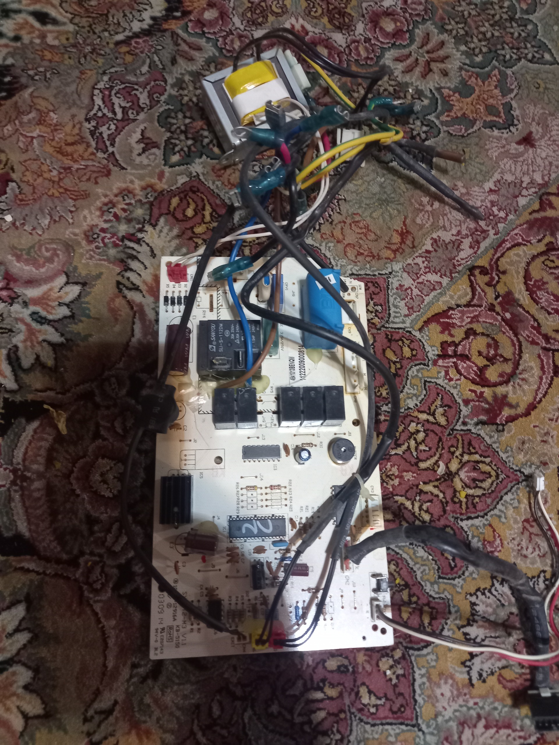 بُرد پنل داخلی کولر گازی