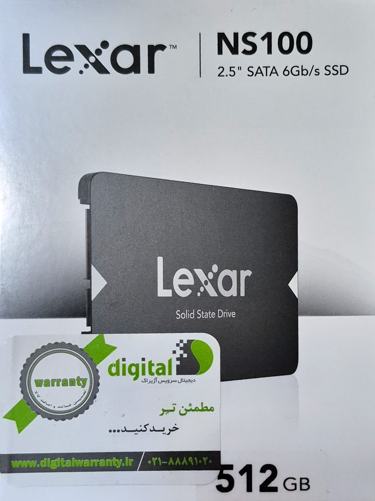 اس اس دی lexar مدل NS100 ظرفیت 512GB