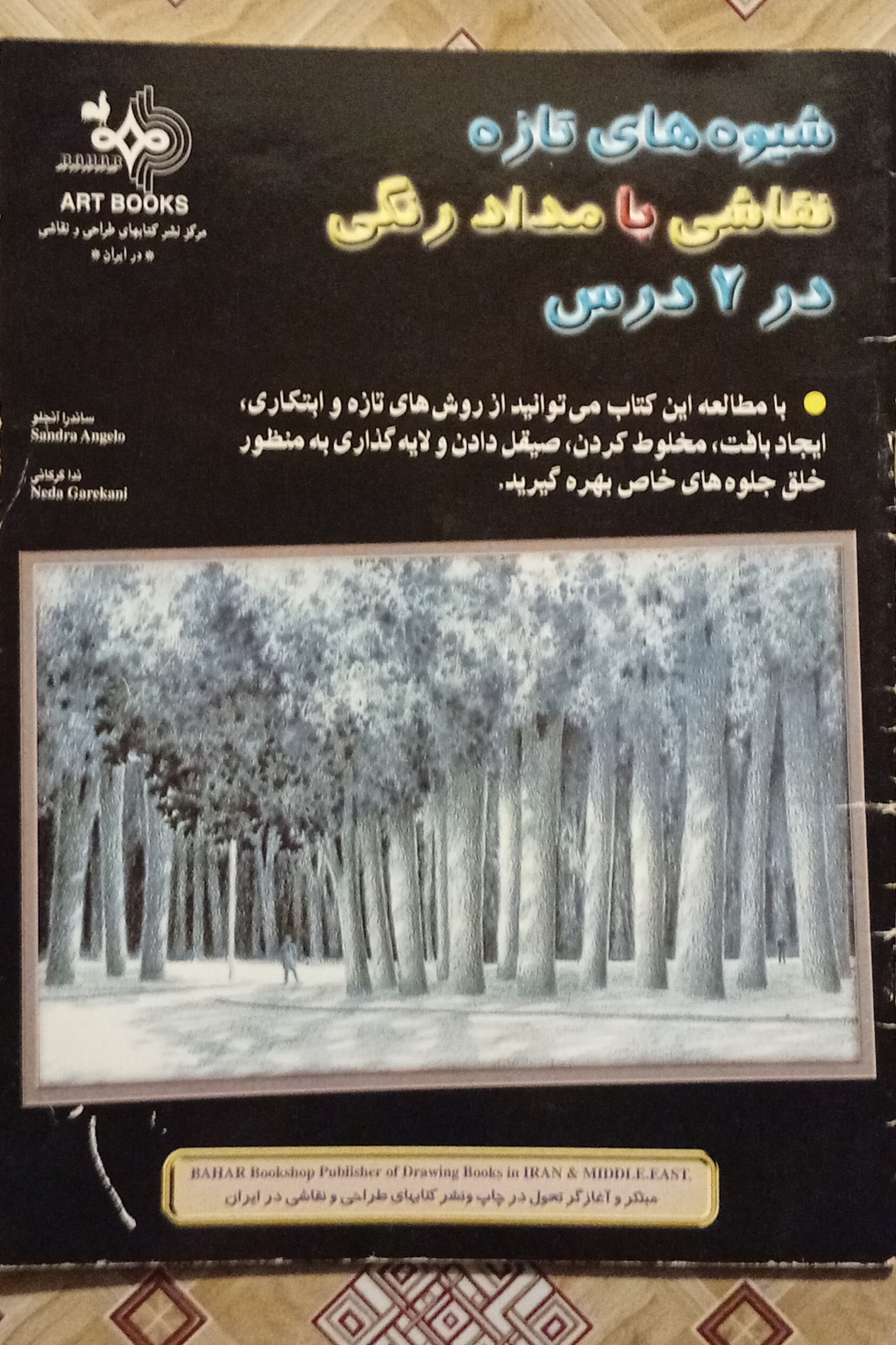 شیوه های تازه نقاشی با مداد رنگی در 7 درس