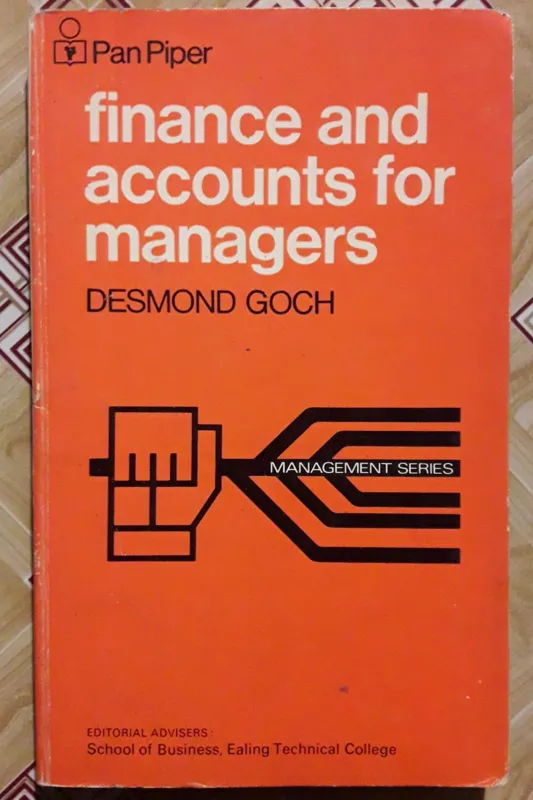 Finance and accounts for managers