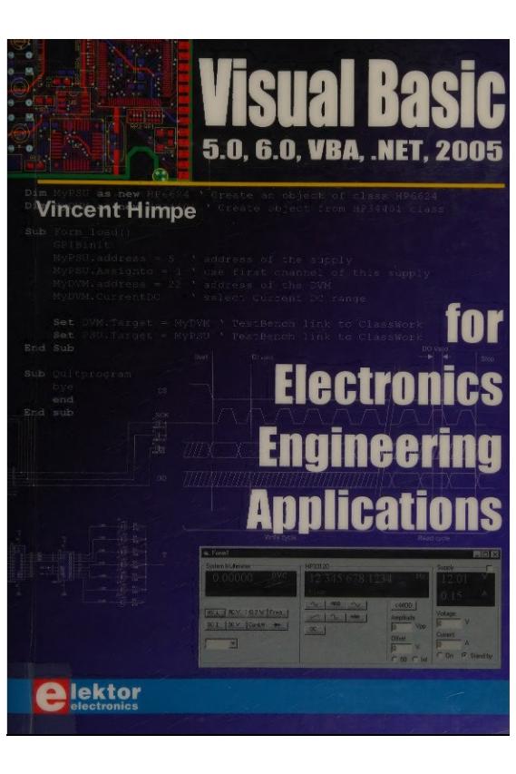کتاب Visual Basic for Electronics Engineering