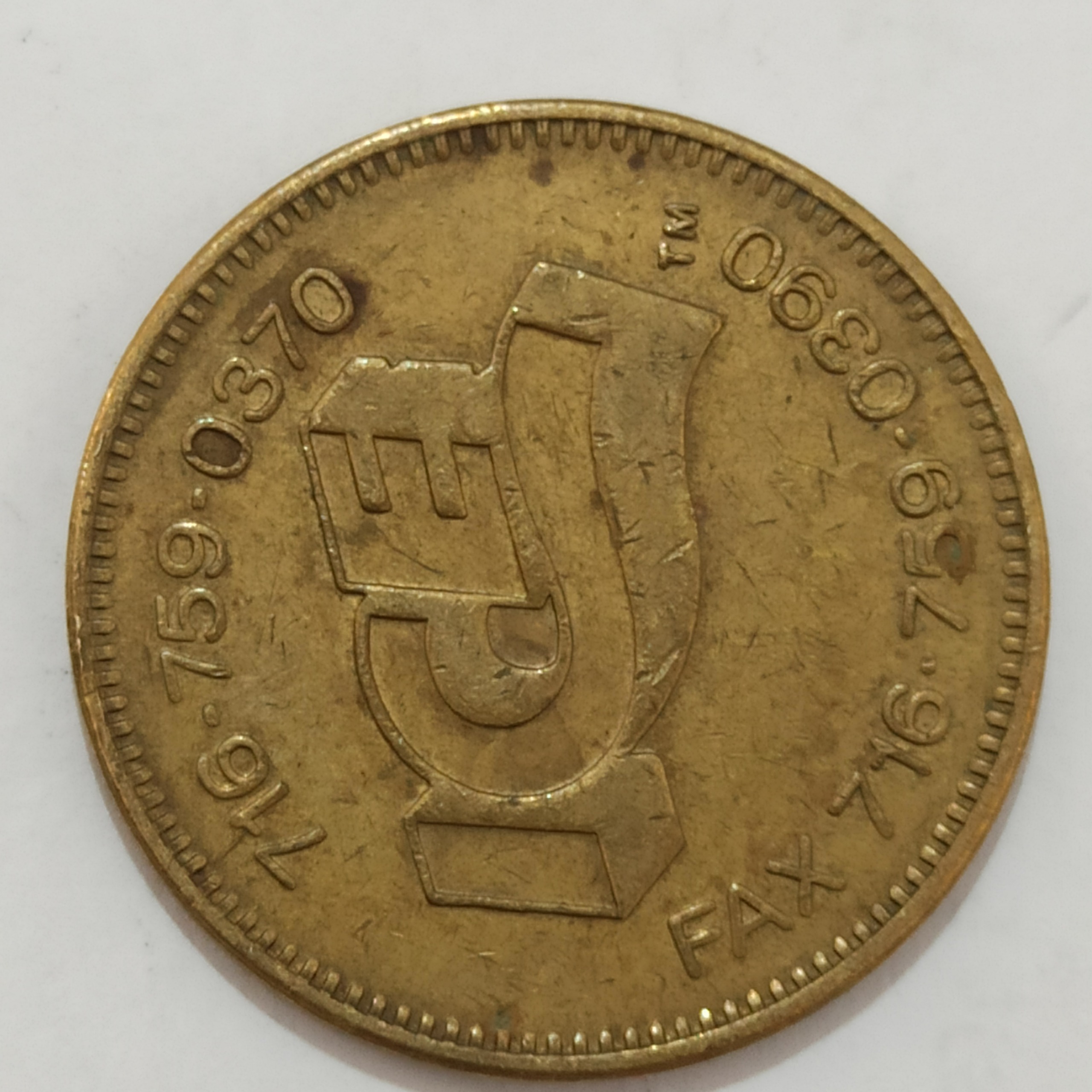 ژتون قدیمی خارجی