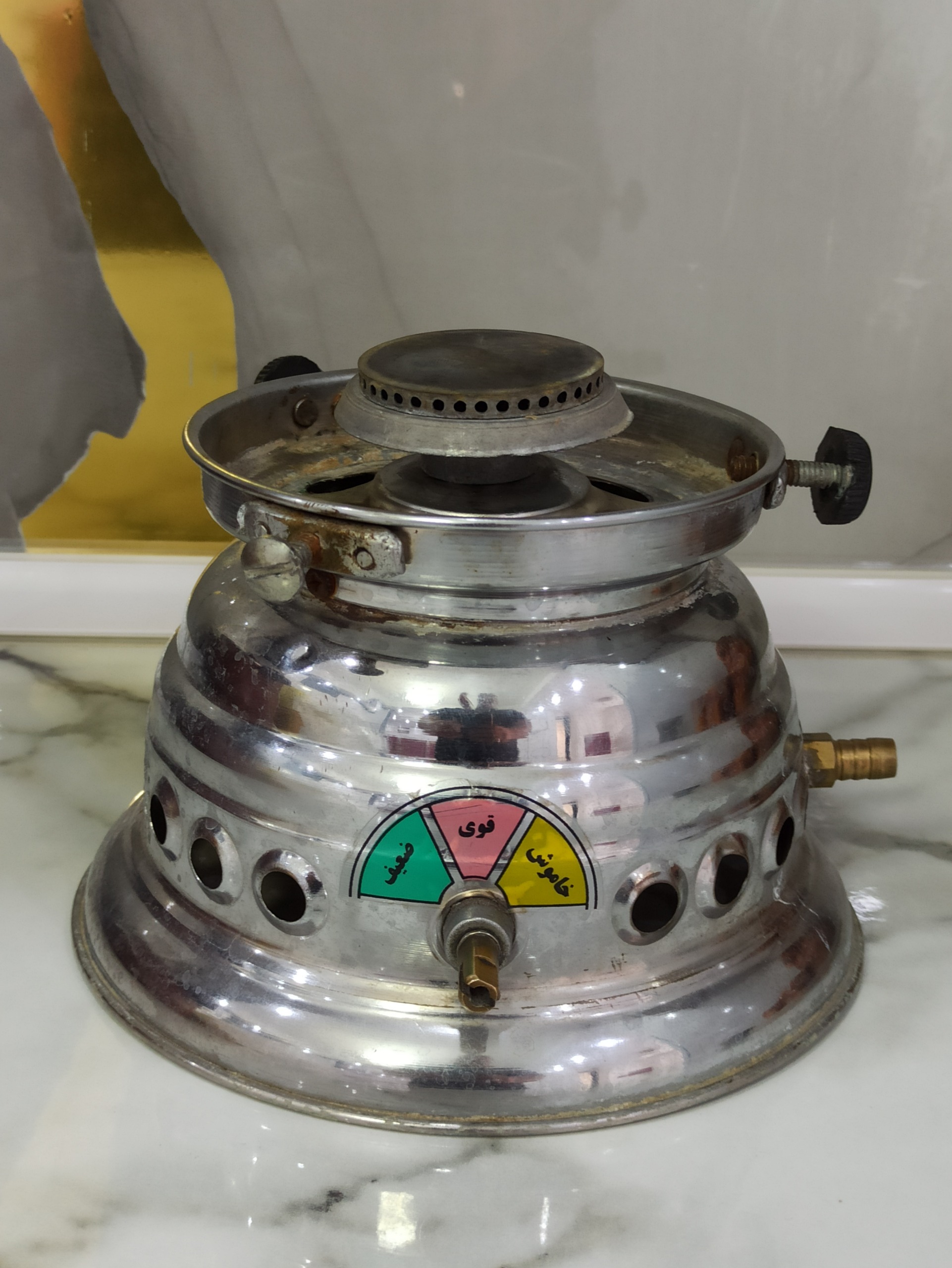 زیر سماور گازی مطابق با تصاویر