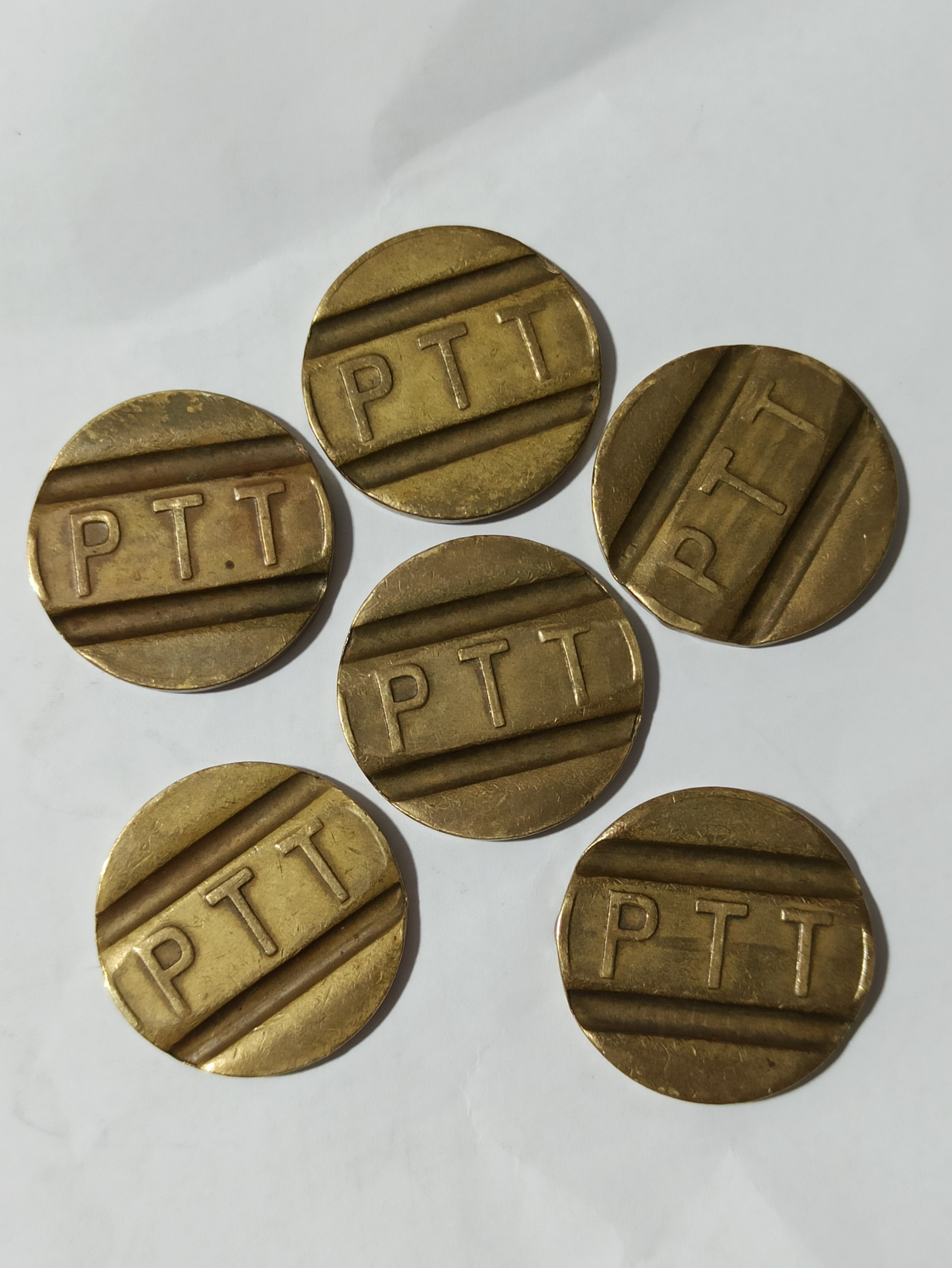 ژتون تلفن خارجی ترکیه PTT ، شش عددی